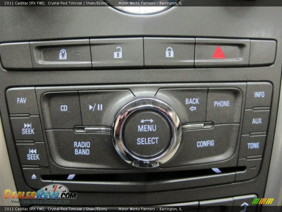 2011 Cadillac SRX FWD Crystal Red Tintcoat / Shale/Ebony Photo #32