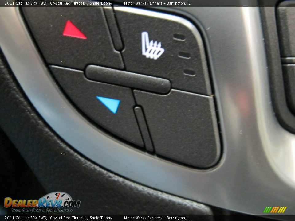 2011 Cadillac SRX FWD Crystal Red Tintcoat / Shale/Ebony Photo #34