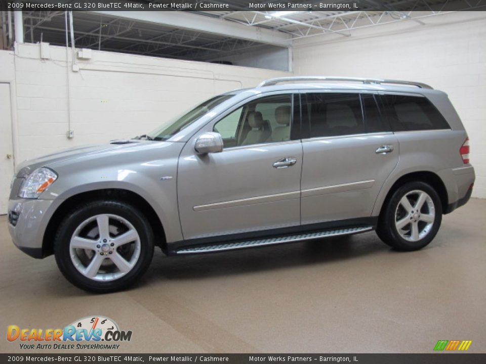 2009 Mercedes-Benz GL 320 BlueTEC 4Matic Pewter Metallic / Cashmere Photo #4
