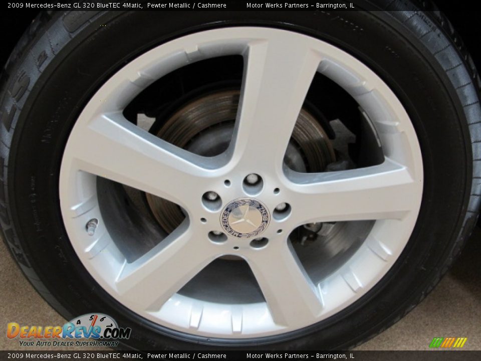 2009 Mercedes-Benz GL 320 BlueTEC 4Matic Pewter Metallic / Cashmere Photo #11