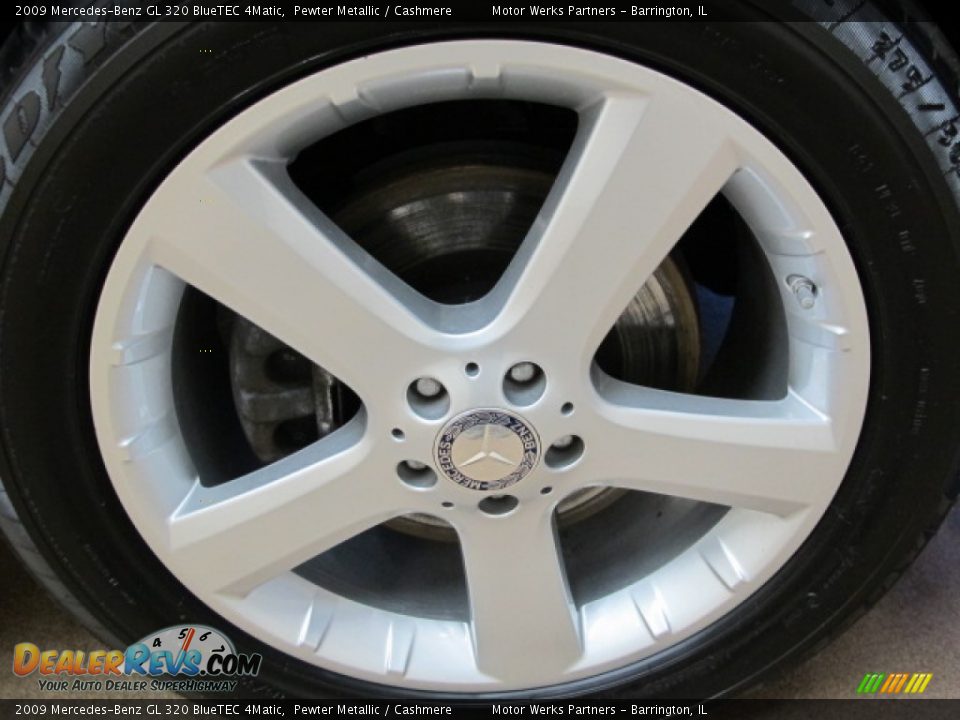 2009 Mercedes-Benz GL 320 BlueTEC 4Matic Pewter Metallic / Cashmere Photo #12