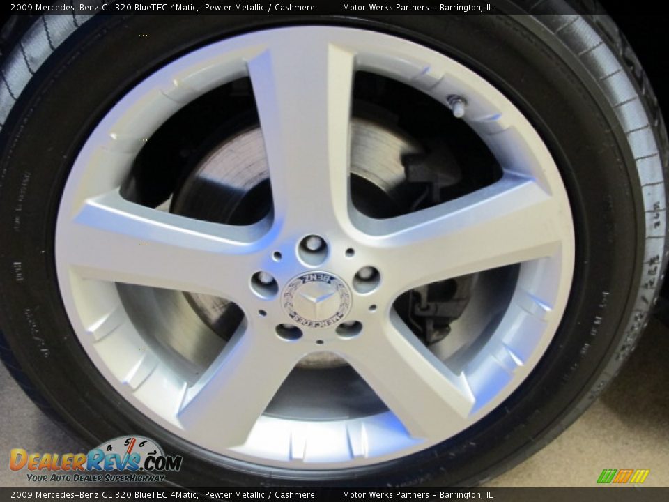 2009 Mercedes-Benz GL 320 BlueTEC 4Matic Pewter Metallic / Cashmere Photo #13
