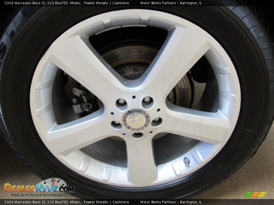 2009 Mercedes-Benz GL 320 BlueTEC 4Matic Pewter Metallic / Cashmere Photo #14