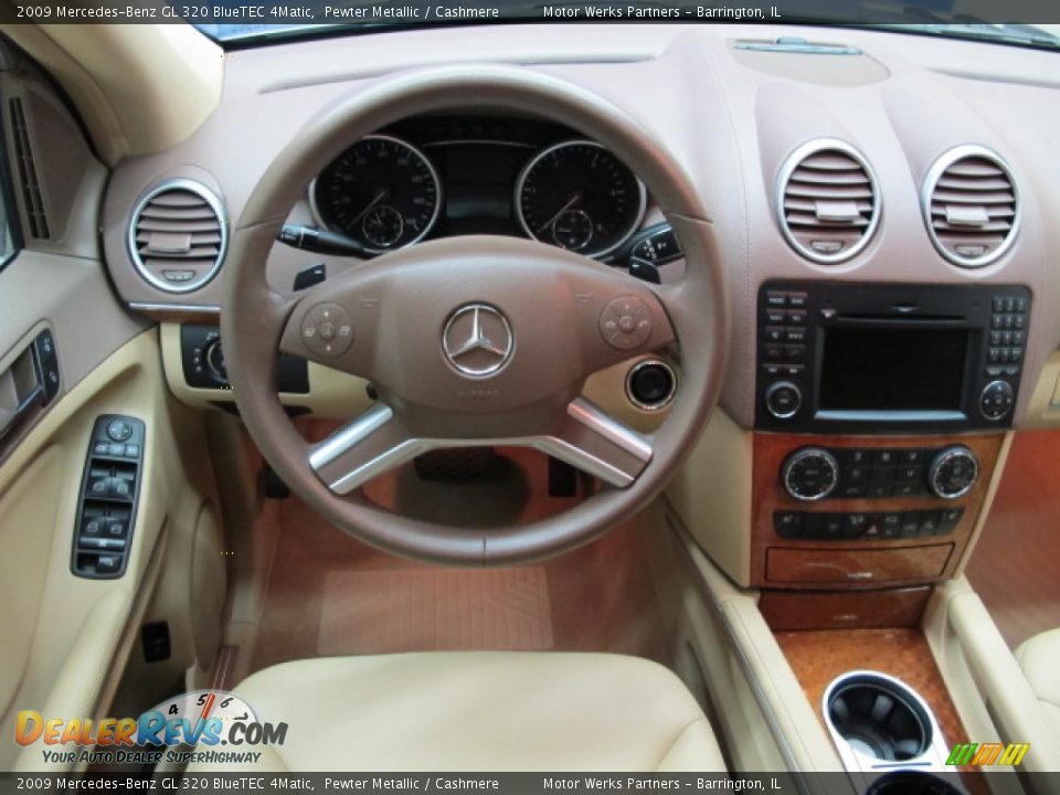 2009 Mercedes-Benz GL 320 BlueTEC 4Matic Pewter Metallic / Cashmere Photo #24