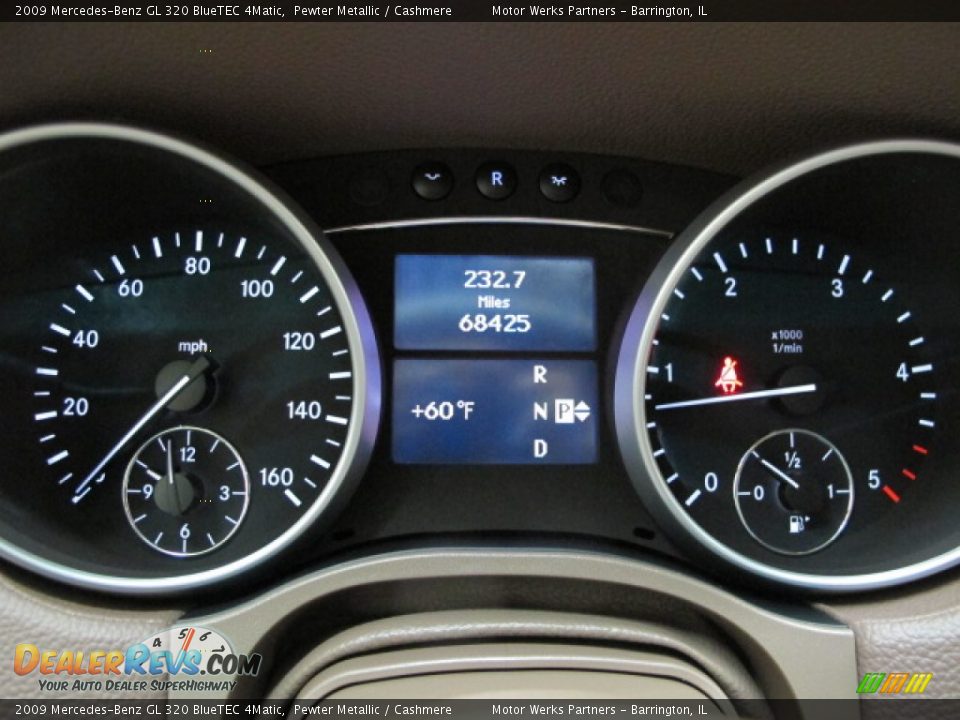 2009 Mercedes-Benz GL 320 BlueTEC 4Matic Pewter Metallic / Cashmere Photo #28