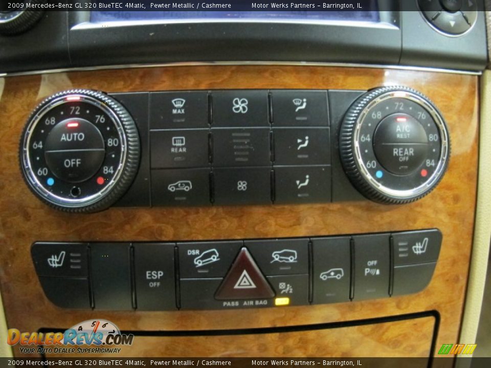 2009 Mercedes-Benz GL 320 BlueTEC 4Matic Pewter Metallic / Cashmere Photo #31