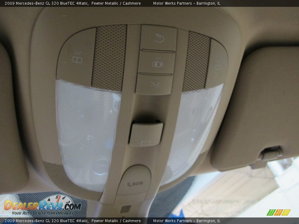 2009 Mercedes-Benz GL 320 BlueTEC 4Matic Pewter Metallic / Cashmere Photo #34