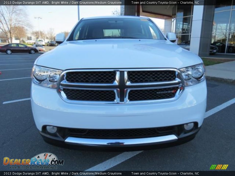 2013 Dodge Durango SXT AWD Bright White / Dark Graystone/Medium Graystone Photo #2