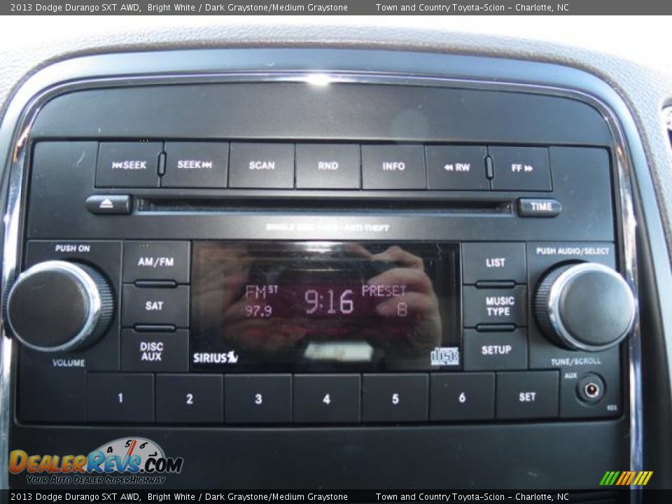 2013 Dodge Durango SXT AWD Bright White / Dark Graystone/Medium Graystone Photo #15