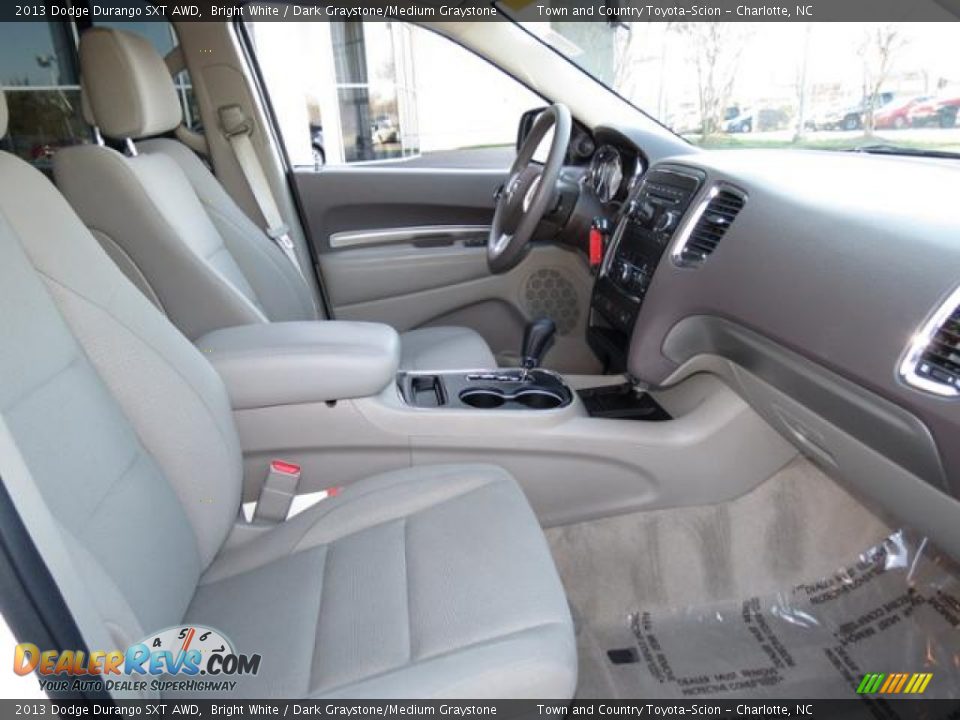 2013 Dodge Durango SXT AWD Bright White / Dark Graystone/Medium Graystone Photo #22