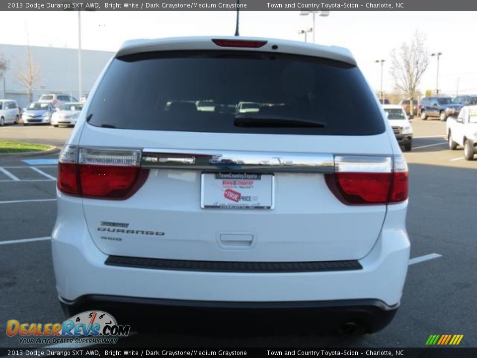 2013 Dodge Durango SXT AWD Bright White / Dark Graystone/Medium Graystone Photo #30