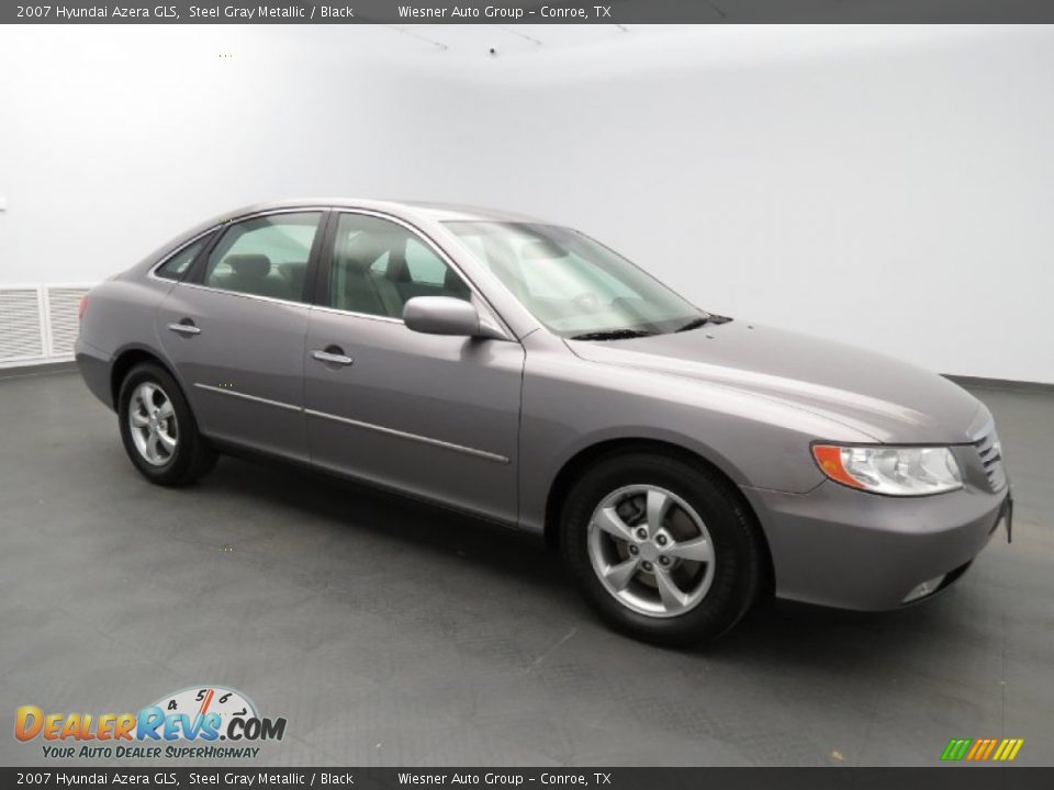 2007 Hyundai Azera GLS Steel Gray Metallic / Black Photo #2