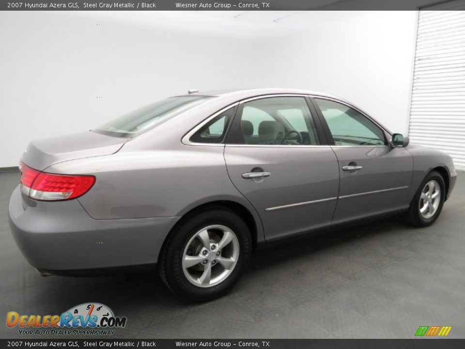 2007 Hyundai Azera GLS Steel Gray Metallic / Black Photo #3