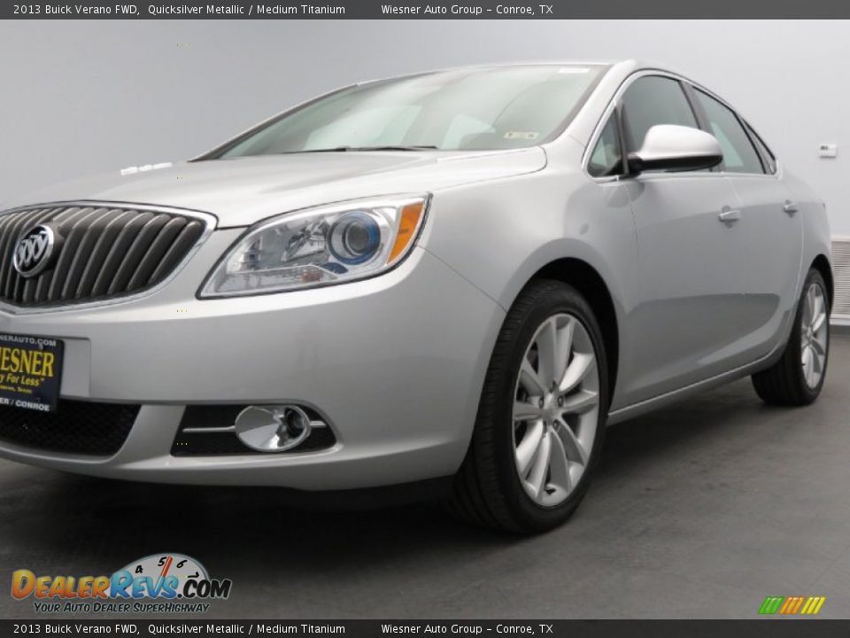 2013 Buick Verano FWD Quicksilver Metallic / Medium Titanium Photo #2