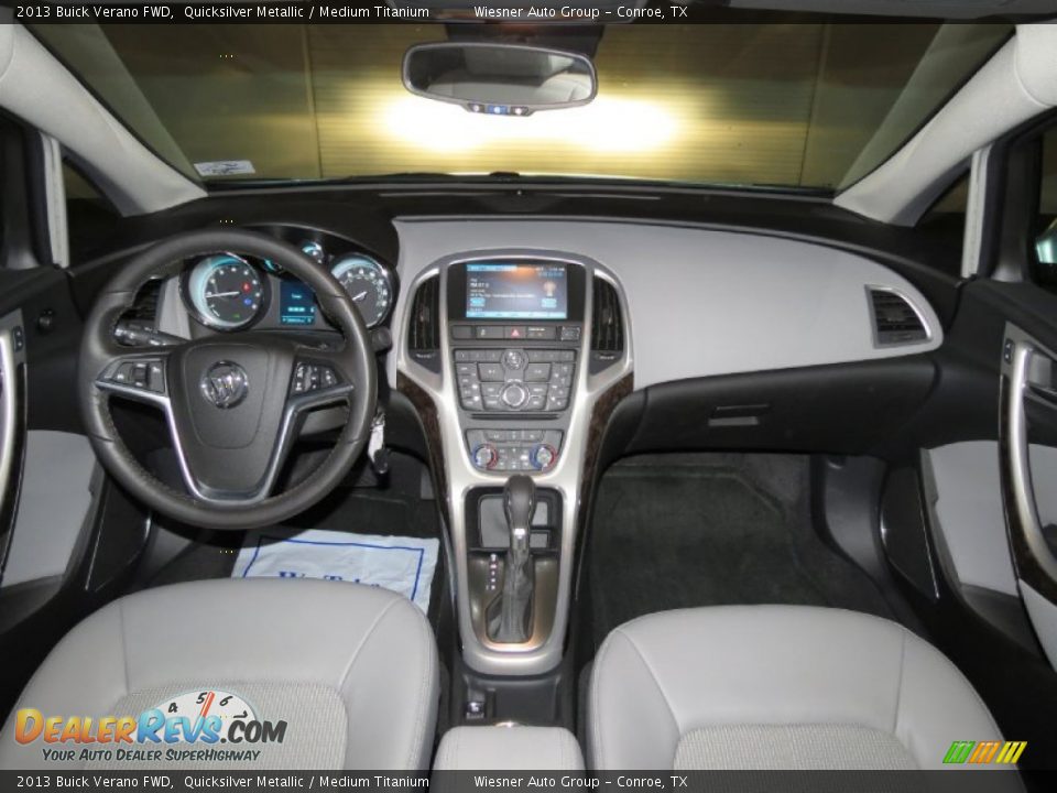 2013 Buick Verano FWD Quicksilver Metallic / Medium Titanium Photo #4