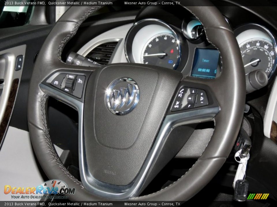 2013 Buick Verano FWD Quicksilver Metallic / Medium Titanium Photo #5