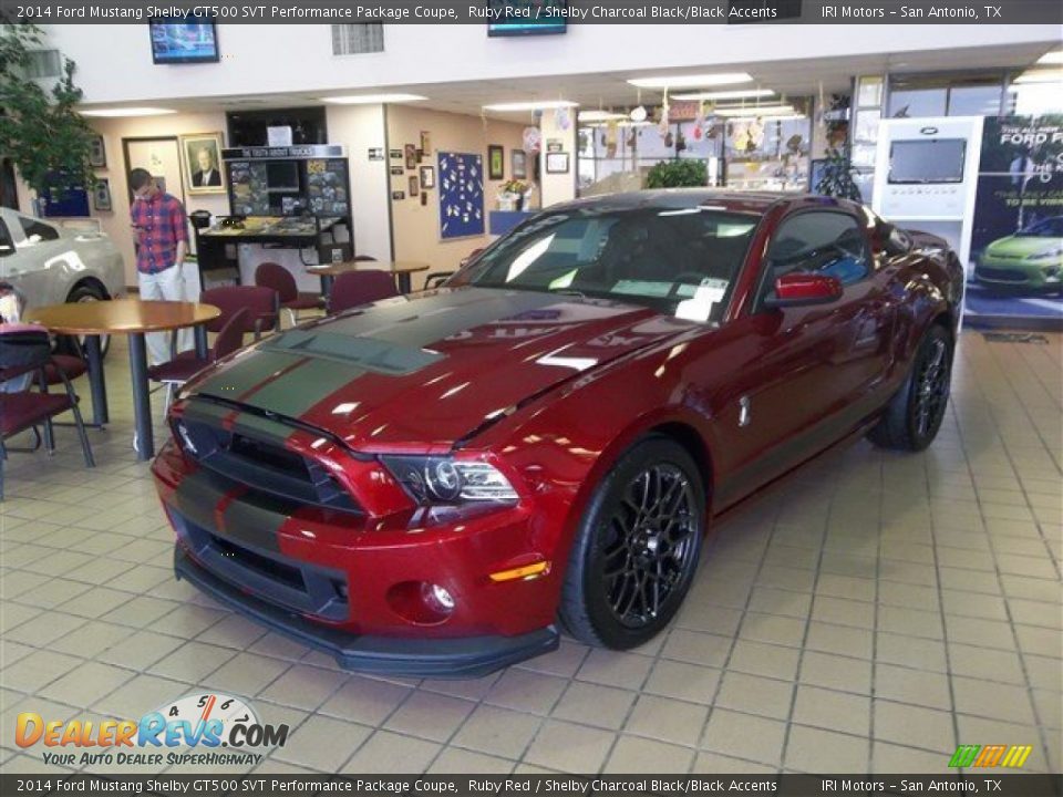 2014 Ford Mustang Shelby GT500 SVT Performance Package Coupe Ruby Red / Shelby Charcoal Black/Black Accents Photo #2