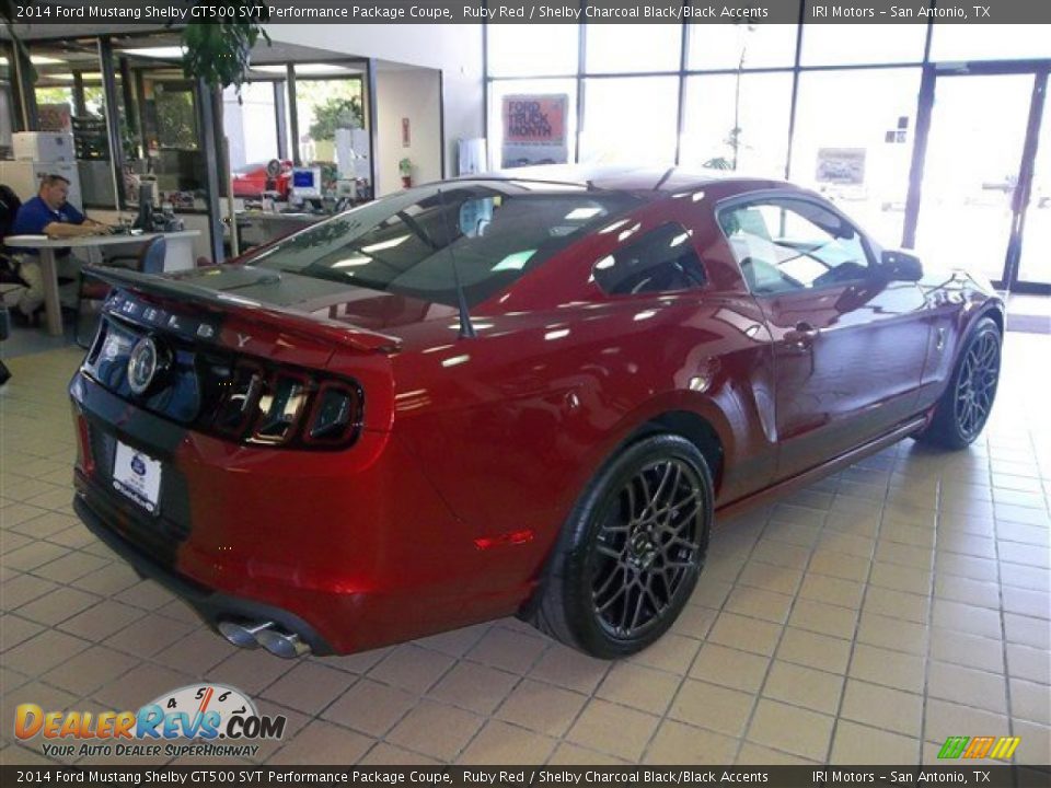 2014 Ford Mustang Shelby GT500 SVT Performance Package Coupe Ruby Red / Shelby Charcoal Black/Black Accents Photo #7