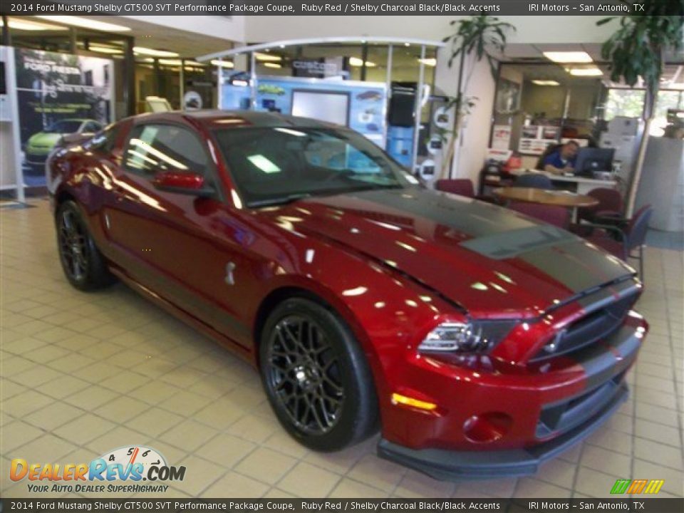 2014 Ford Mustang Shelby GT500 SVT Performance Package Coupe Ruby Red / Shelby Charcoal Black/Black Accents Photo #8