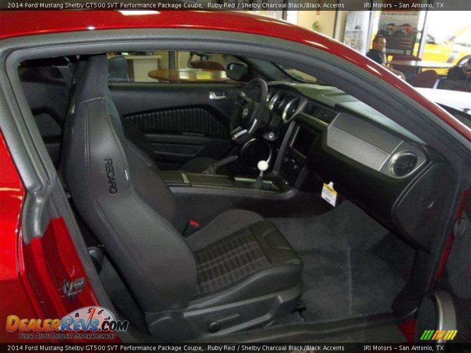 Shelby Charcoal Black/Black Accents Interior - 2014 Ford Mustang Shelby GT500 SVT Performance Package Coupe Photo #9