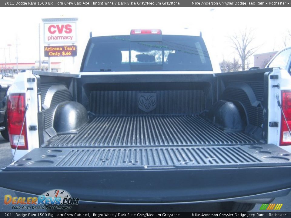 2011 Dodge Ram 1500 Big Horn Crew Cab 4x4 Bright White / Dark Slate Gray/Medium Graystone Photo #3