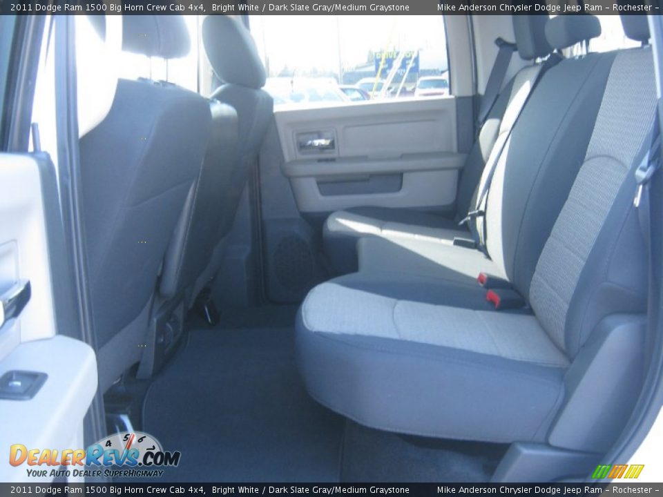 2011 Dodge Ram 1500 Big Horn Crew Cab 4x4 Bright White / Dark Slate Gray/Medium Graystone Photo #19