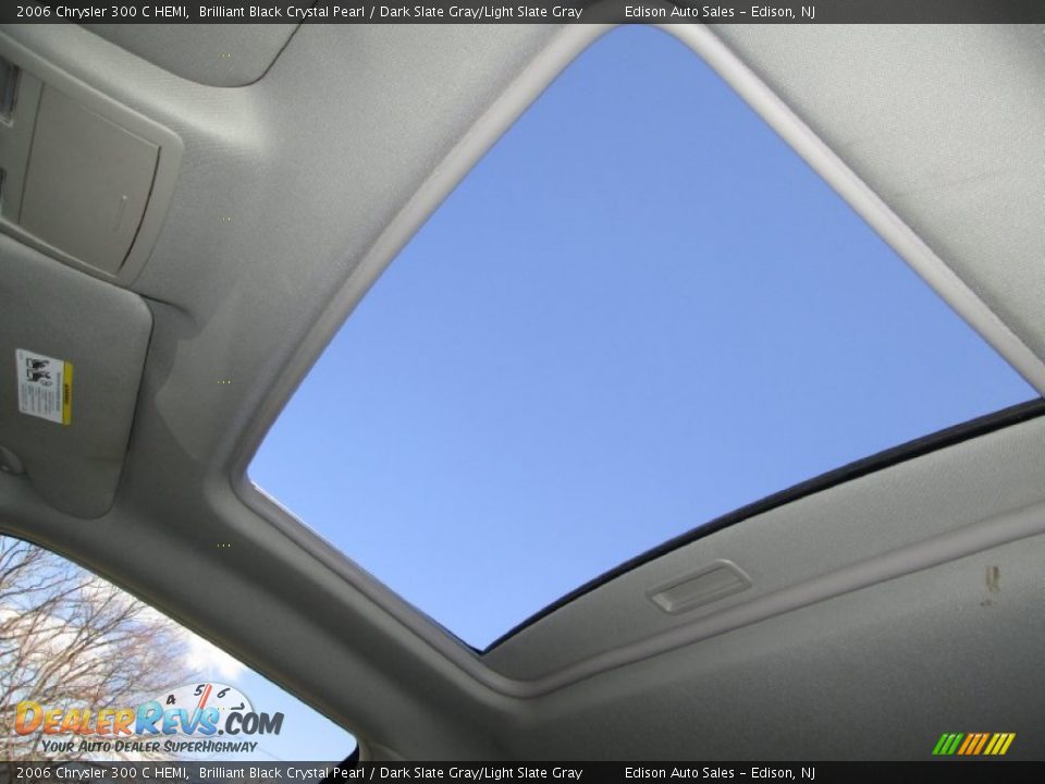 2006 Chrysler 300 C HEMI Brilliant Black Crystal Pearl / Dark Slate Gray/Light Slate Gray Photo #19