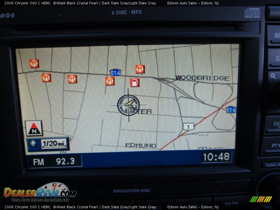 2006 Chrysler 300 C HEMI Brilliant Black Crystal Pearl / Dark Slate Gray/Light Slate Gray Photo #21