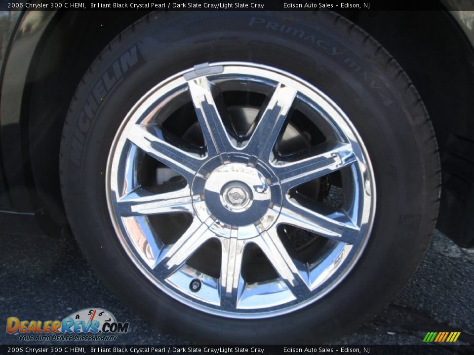 2006 Chrysler 300 C HEMI Brilliant Black Crystal Pearl / Dark Slate Gray/Light Slate Gray Photo #33