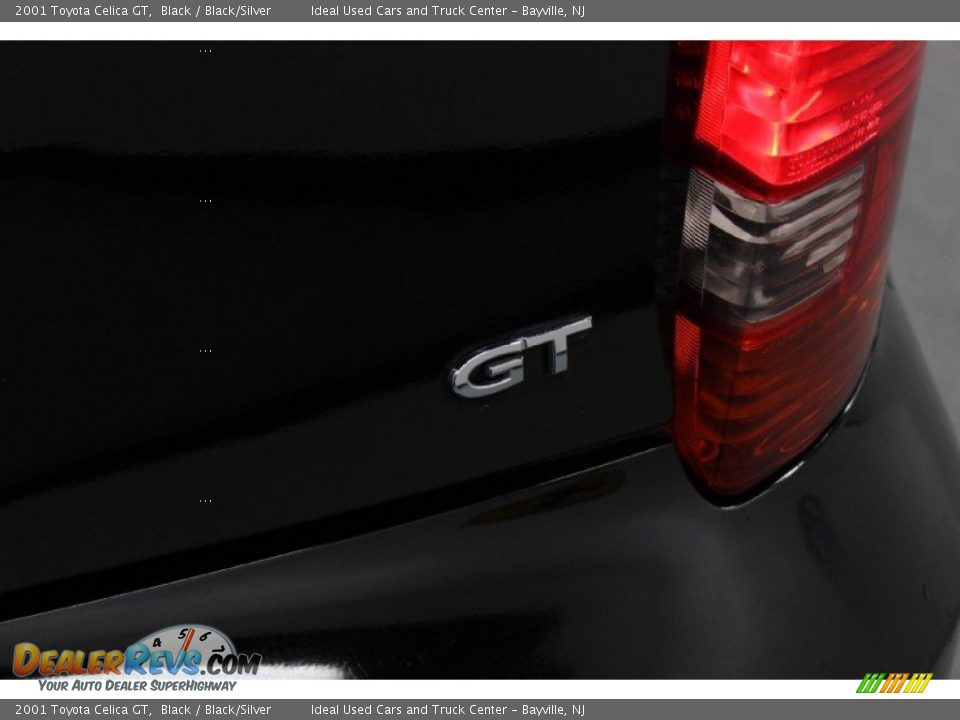 2001 Toyota Celica GT Black / Black/Silver Photo #3