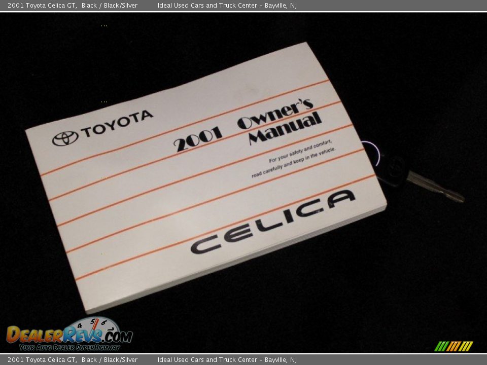 2001 Toyota Celica GT Black / Black/Silver Photo #4