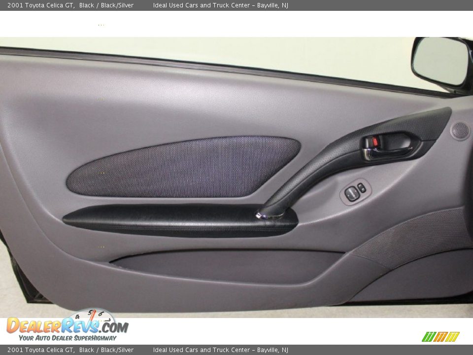 2001 Toyota Celica GT Black / Black/Silver Photo #6