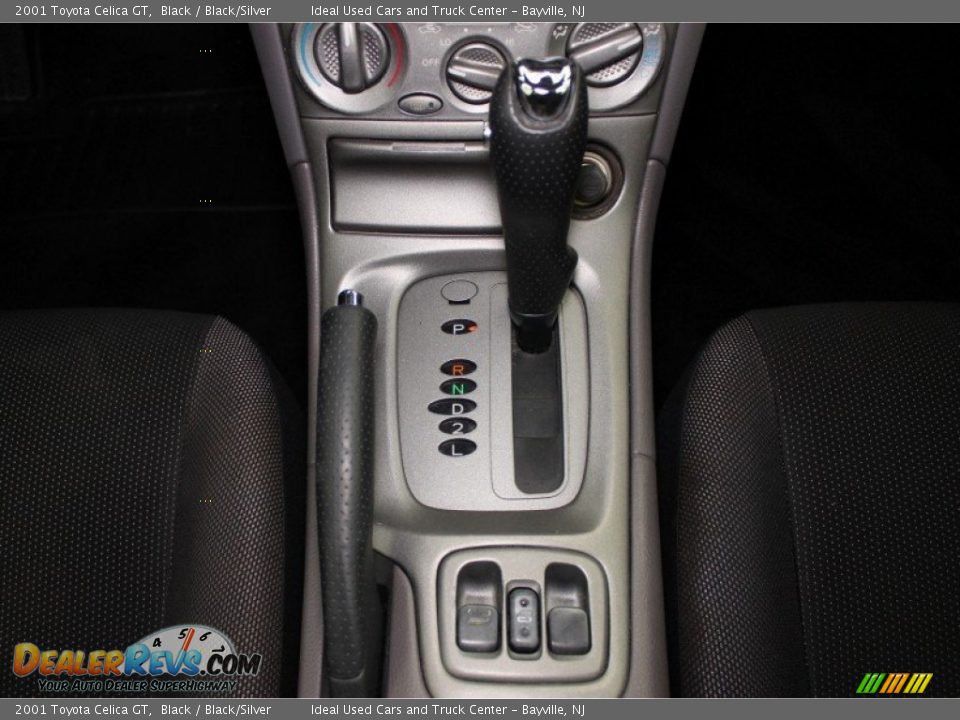 2001 Toyota Celica GT Black / Black/Silver Photo #11