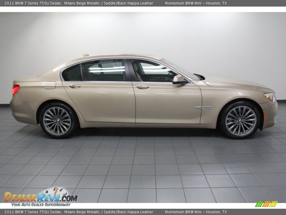 Milano Beige Metallic 2011 BMW 7 Series 750Li Sedan Photo #7