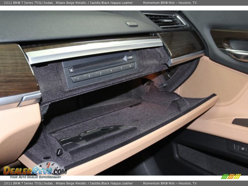 2011 BMW 7 Series 750Li Sedan Milano Beige Metallic / Saddle/Black Nappa Leather Photo #18