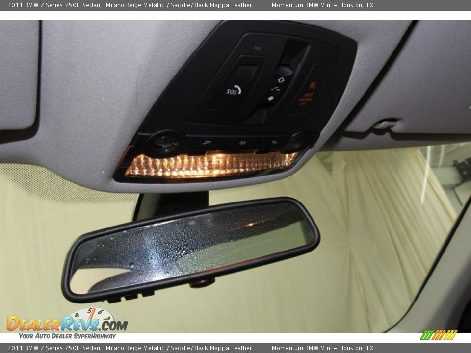 2011 BMW 7 Series 750Li Sedan Milano Beige Metallic / Saddle/Black Nappa Leather Photo #19