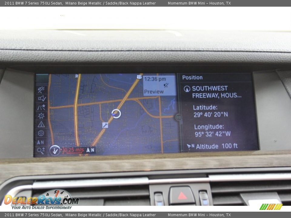 Navigation of 2011 BMW 7 Series 750Li Sedan Photo #21