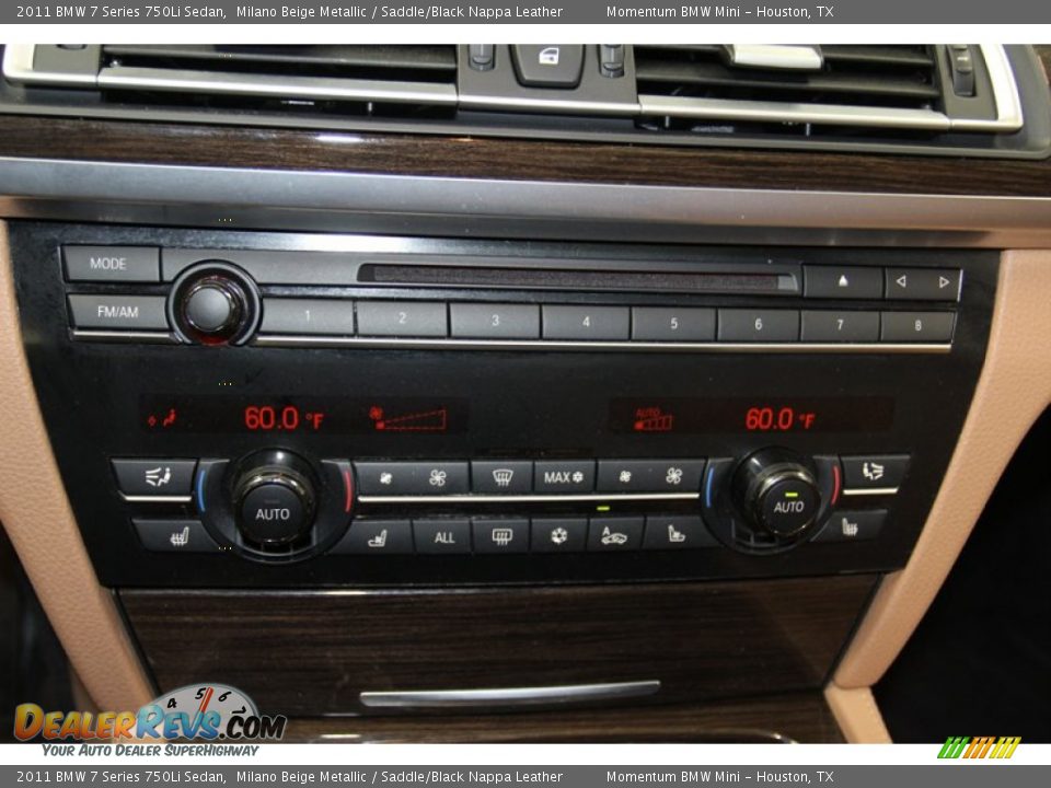 Controls of 2011 BMW 7 Series 750Li Sedan Photo #23
