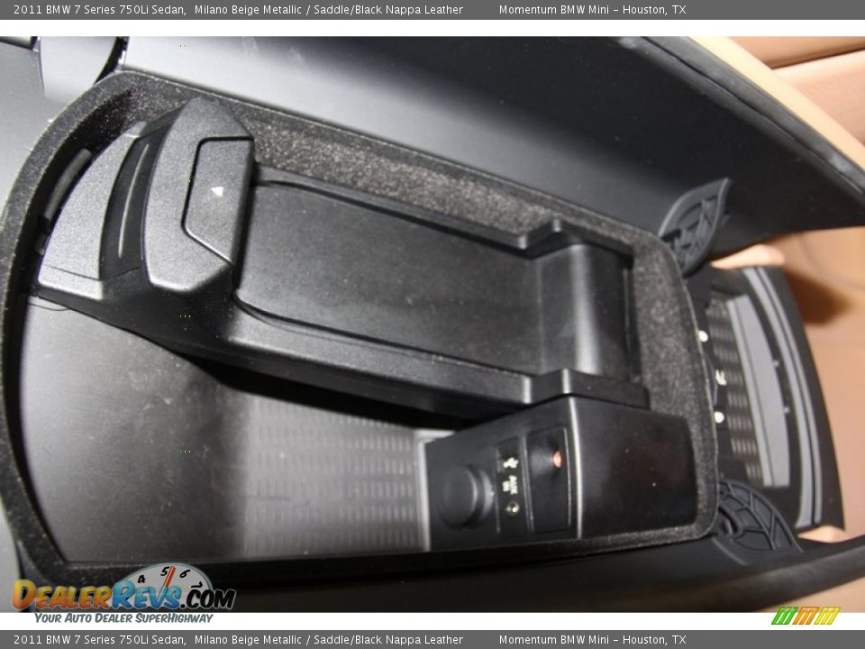2011 BMW 7 Series 750Li Sedan Milano Beige Metallic / Saddle/Black Nappa Leather Photo #26