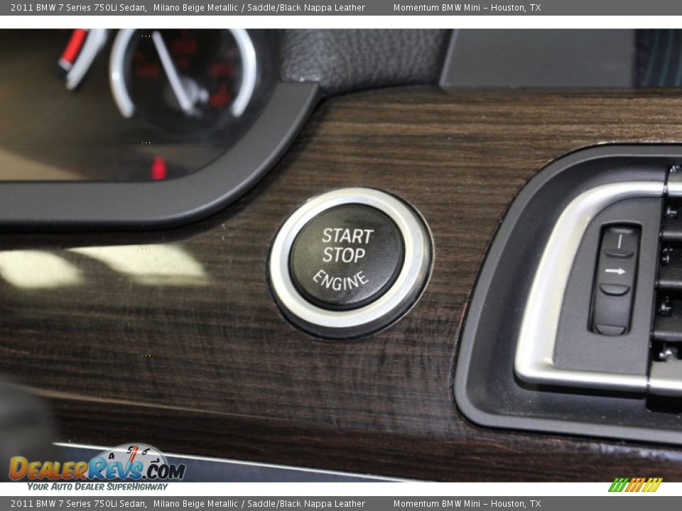 2011 BMW 7 Series 750Li Sedan Milano Beige Metallic / Saddle/Black Nappa Leather Photo #27
