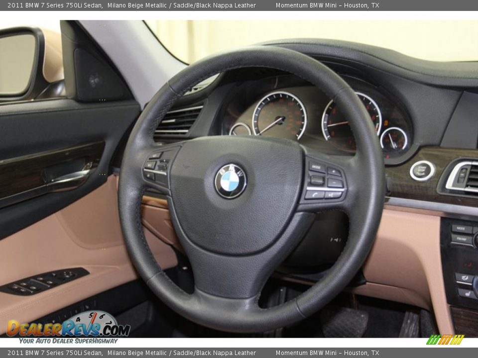2011 BMW 7 Series 750Li Sedan Steering Wheel Photo #34