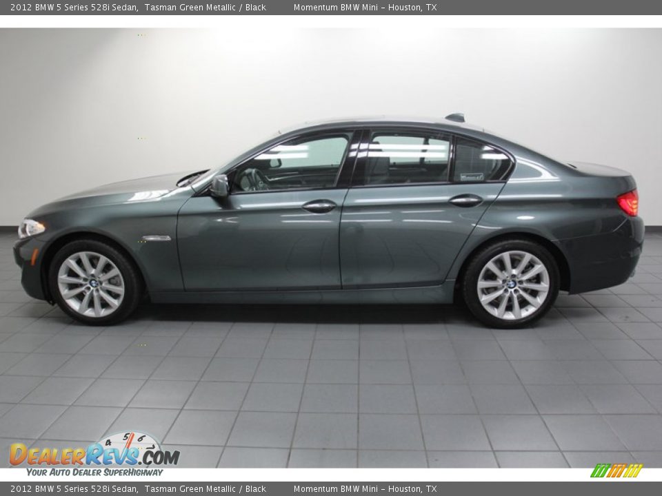 Tasman Green Metallic 2012 BMW 5 Series 528i Sedan Photo #2