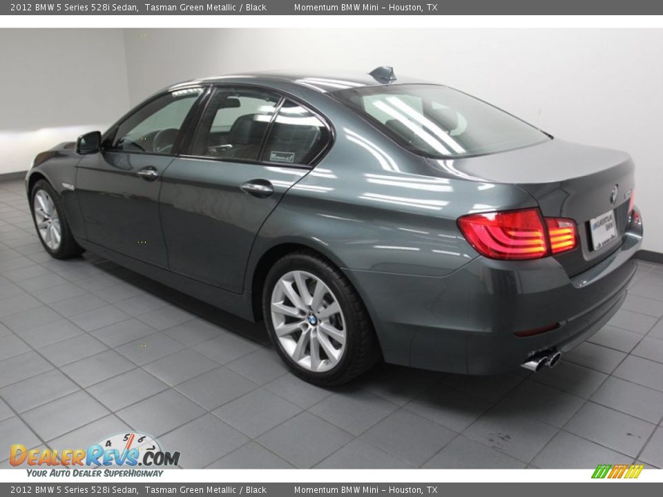 2012 BMW 5 Series 528i Sedan Tasman Green Metallic / Black Photo #5