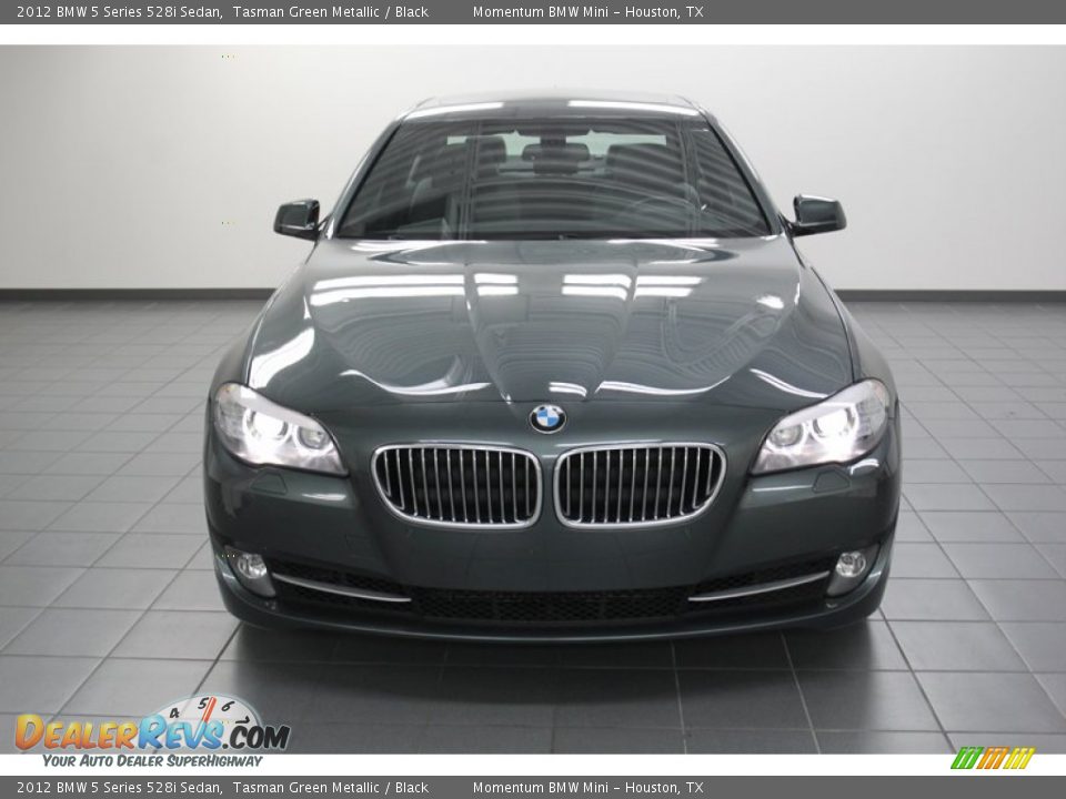2012 BMW 5 Series 528i Sedan Tasman Green Metallic / Black Photo #6