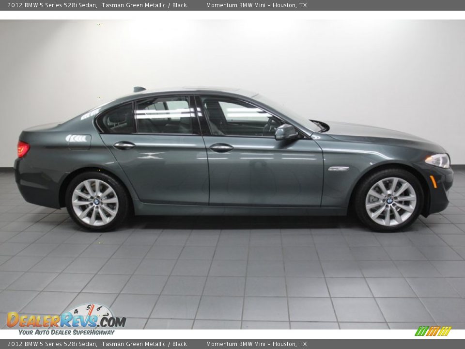 Tasman Green Metallic 2012 BMW 5 Series 528i Sedan Photo #7