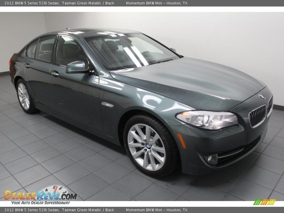 2012 BMW 5 Series 528i Sedan Tasman Green Metallic / Black Photo #8