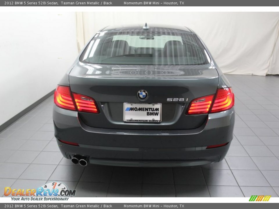 2012 BMW 5 Series 528i Sedan Tasman Green Metallic / Black Photo #12