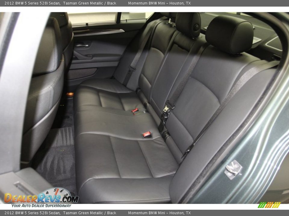 Rear Seat of 2012 BMW 5 Series 528i Sedan Photo #14