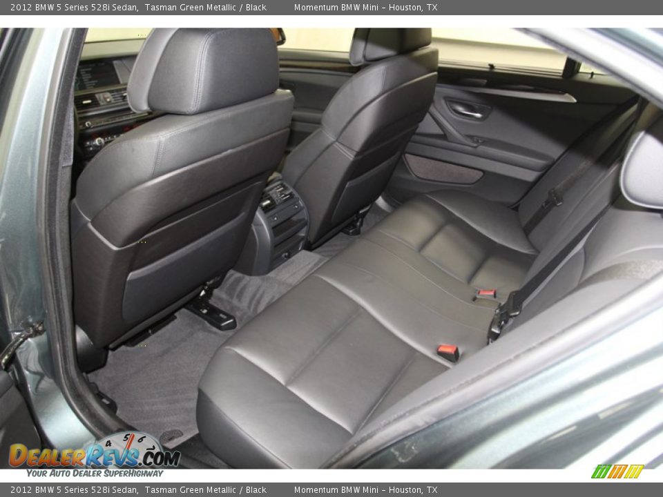 2012 BMW 5 Series 528i Sedan Tasman Green Metallic / Black Photo #32