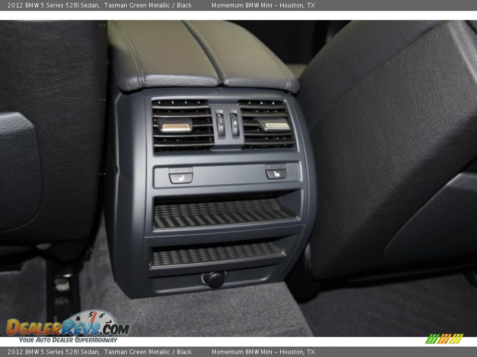 2012 BMW 5 Series 528i Sedan Tasman Green Metallic / Black Photo #35